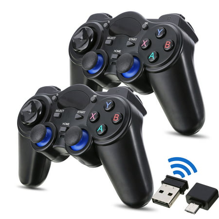 TSV USB 2.4G Wireless Gaming Controller Gamepad Joystick for Android Tablets Phone PC (Best Android Tv Controller)
