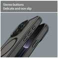 thumbnail image 4 of Dteck Magnetic Case for iPhone 13 Pro Max,Shockproof TPU+PC Matte Translucent Back Slim Protective Case Compatible with MagSafe Cover for iPhone 13 Pro Max,Black, 4 of 9