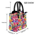 thumbnail image 2 of Lsque Colorful Bananas Pattern Leather Rivet Shoulder Bag – Elegant Genuine Leather & Microfiber PU Crossbody with Detachable Adjustable Strap, 2 of 5
