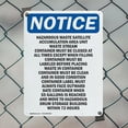 thumbnail image 5 of (2 Pack) Hazardous Waste Satellite Accumulation OSHA Notice Sign 12 Inch X 18 Inch Indoor / Outdoor Rust-Free Aluminum Metal Signs for Workplace, Workshop, and Construction Site, Made, 5 of 8