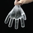thumbnail image 3 of 400 guantes desechables: guantes de limpieza de trabajo desechables de plástico transparente y polietileno, 3 of 5
