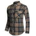 thumbnail image 1 of Cathalem Button Down Shirt Men Long Sleeve Button Down Lightweight Untucked Textured Shirt,F XXXXL, 1 of 4