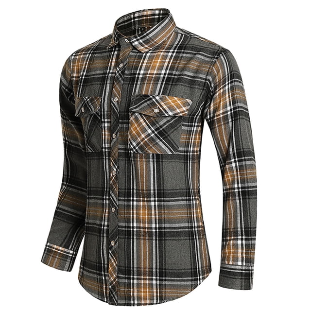 Cathalem Button Down Shirt Men Long Sleeve Button Down Lightweight Untucked Textured Shirt,F XXXXL