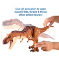 thumbnail image 6 of Jurassic World Thrash 'n Throw Tyrannosaurus Rex Dinosaur Figure, 6 of 11
