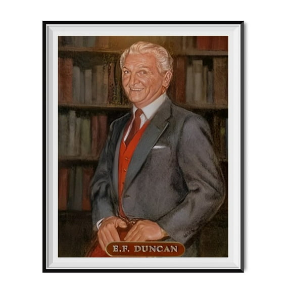 Mr. Duncan Portrait Painting Poster