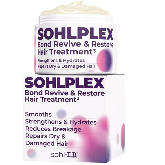 SOHLPLEX BOND RESTORE Conditioner for Damaged Hair Sohlplex for Dry Damaged Hair Deep Conditioning for Frizzy & Damaged Moisturizer with B3 B5 B7 C & E Vegan Hair Care Pink