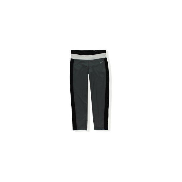 Aeropostale Capri Yoga Pantalones de yoga para mujer, gris, pequeño