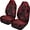 Black Cat Pattern, variant on POLERO Dense Halloween Icon Mix Breathable Vehicle Seat Covers for Car Interior, Polyester Fabric Easy Install Front Seat Cover Sedan