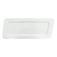 thumbnail image 5 of Set Of 5 Contemporary Rhomboid White Porcelain Serving Platter Plate Dish 15"L, 5 of 6