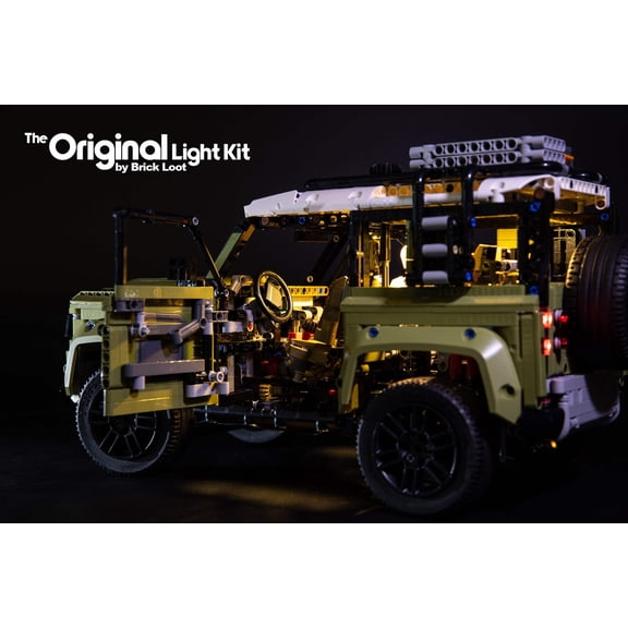 Brick Loot LED Lighting Kit for LEGO Land Rover Defender Set 42110 - LEGO Set NOT Included