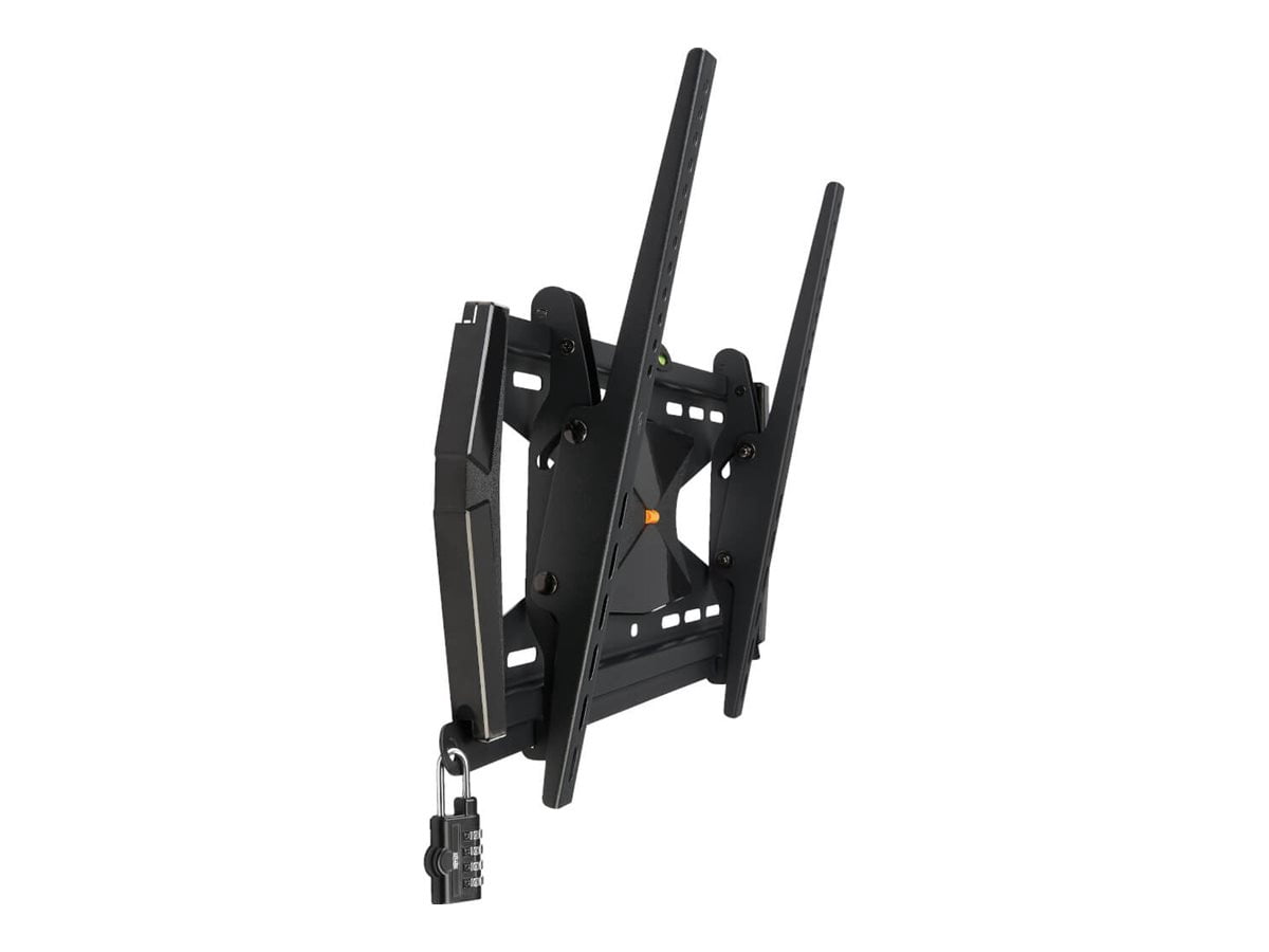 Heavy-Duty Tilt Security Wall Mount for 37" to 80" TVs and Monitors, Flat or Curved Screens, UL Certified