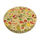 thumbnail image 1 of Balery Fruits And Vegetables Fundas de asiento para taburete de bar redondo de tela de terciopelo ajustables que protegen de arañazos y manchas para sillas de 14 a 17 pulgadas.-13 inch, 1 of 7