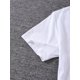 thumbnail image 3 of Women Crewneck Print Short Sleeve T-Shirts Summer Tees Loose Fit Graphic Tops1pc Valentine'S Day Women'S T-Shirt, Crew Neck, Slight Stretch, Sports Style, All-Season, Printed Love Heart & Lettering, 3 of 7