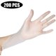 thumbnail image 1 of Guantes de PVC Guantes desechables 200 piezas Guantes de examen médico Guantes transparentes Guantes de vinilo Sin polvo No estéril Adepaton FLD-4639, 1 of 9
