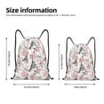 thumbnail image 2 of Saiise Paris Pattern Sports Drawstring Backpack - String Swim Gym Bag with Wet Proof Pocket for Women&Men-Small, 2 of 6