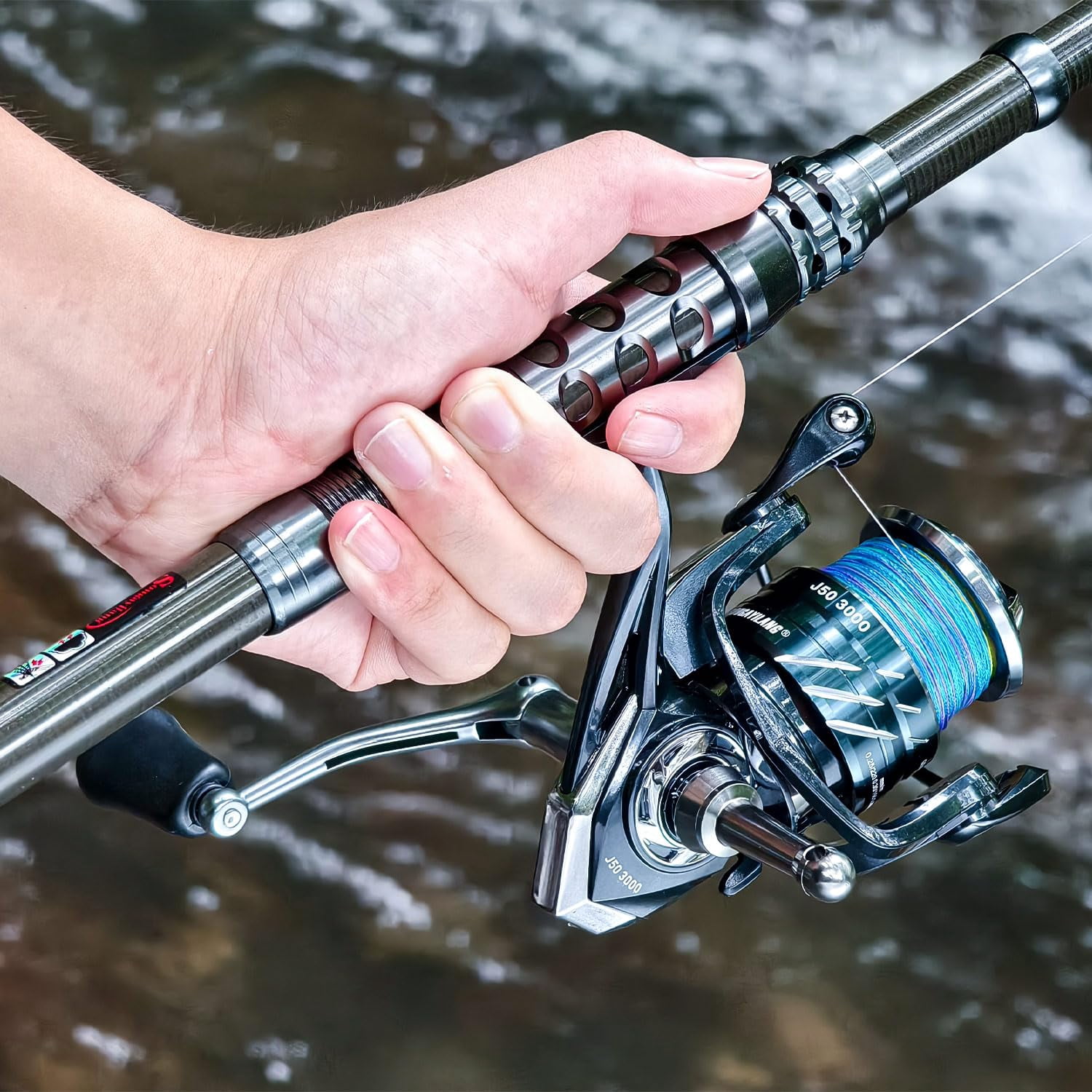 Spinning Fishing Reel 5.0:1/4.7:1 Gear Ratio 3+1bb High Strength Aluminum Design Ultra-smooth Operation With Free Balance Bar 1000 2000 3000 4000 5000series