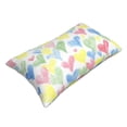 thumbnail image 3 of Kll Hand Drawn Colored Hearts Pillow Covers Envelope Closure,Super Soft And Cozy Fuzzy Fleece Pillow Case Cover 20"X30", 3 of 9