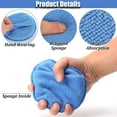 thumbnail image 2 of 5 Pcs Microfiber Wax Applicator Pads, Car Wax Applicator, Buffing & Detail Polishing Foam Pads, 2 of 7