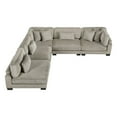 thumbnail image 4 of Lexicon Traverse Corduroy 5-Piece Modular Sectional in Taupe, 4 of 10