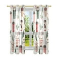thumbnail image 7 of Yayeee Window Curtains Set of 2 for Living Room Light Filtering 63"x42", Christmas Cups, 7 of 7