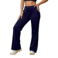 thumbnail image 2 of Women's Wide Leg Pants with Pockets High Waist Loose Sweatpants Casual Lounge Yoga Workout Comfortable Everyday Wear, 2 of 5