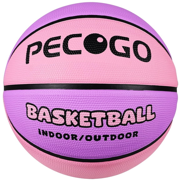 Baloncesto PECOGO, tamaño 6, 72 cm, goma para interiores y exteriores