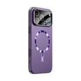 thumbnail image 7 of Compatible for iPhone 15 Magnetic Case with Glass Camera Lens Protector, Military-Grade Drop Protection Phone Cover for iPhone 15 Compatible with Mag-Safe Charging, Darkpurple, 7 of 7