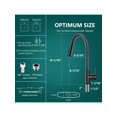 thumbnail image 2 of APPASO Pull Down Kitchen Faucet with Sprayer Stainless Steel - Single Handle Commercial High Arc Pull Out Spray Head Kitchen Sink Faucets with Deck Pl, 2 of 4