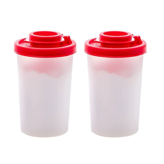 ACDANC Salt and Pepper Shakers Moisture Proof Set of 2 Large Salt Shaker to go Camping Picnic Outdoors Kitchen