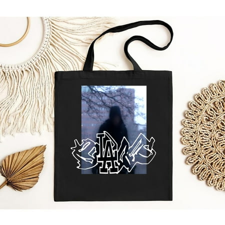 vintage Bladee Drain Gang Tote Bag - Drain Gang Merch - Ecco2k - Thaiboy Digital Bag - Whitearmor-TH3759