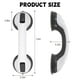 thumbnail image 2 of Grab Bars Zhazieon, paquete de 2 unidades para bañeras y duchas, 30 cm, color negro, 2 of 7