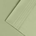 thumbnail image 3 of Superior 4-Count 85 GSM White-Black Embroidered Microfiber Bed Sheet Set, King, 3 of 4