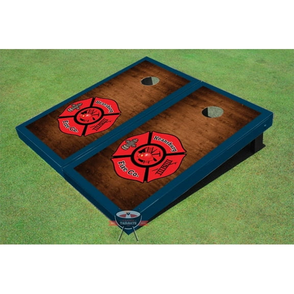 Maltese Cross on Rosewood Themed Cornhole Boards