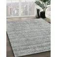 thumbnail image 3 of Ahgly Company Machine Washable Indoor Rectangle Contemporary Silver Gray Area Rugs, 2' x 4', 3 of 7
