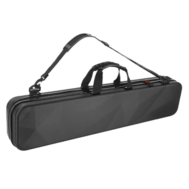 Lipstore Étui de Transport pour Queue de Billard 1/2 Étui de Queue de Billard Pochette de Rangement Portable pour Queue de Billard Régulier Noir