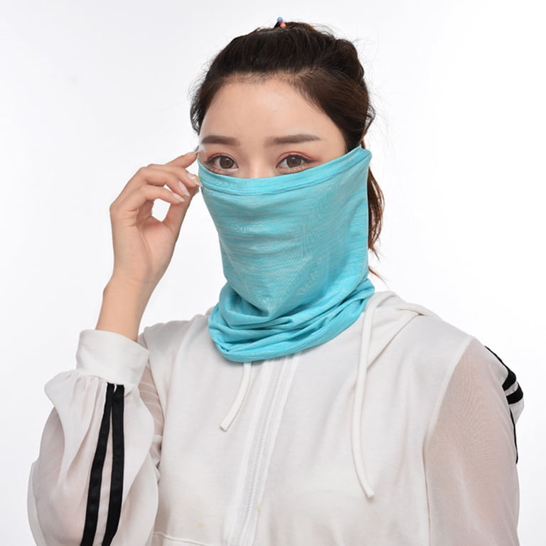 Neck Gaiter Bandana Face Mask: Sun Cooling Scarf Gator Cover Head for Men Women - Walmart Supplies