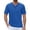 Blue_004, variant on Casual Henley T-Shirt for Men, Short Sleeve Soft Breathable Cotton Blend Button Top Lightweight Casual Summer Basic Tee Shirts Sky Blue M