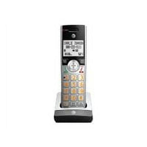 AT&T CL80107 - Cordless extension handset with caller ID/call waiting - DECT 6.0 - 4-way call capability - black, silver - for AT&T CL82407, CL83207, CL83407, CL84207