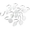 Canopy Classic Vintage Shower Curtain Hooks, Arctic White, Set of 12
