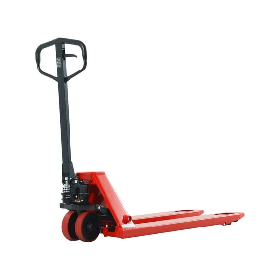 Tory Carrier 5500lbs Hydraulic Hand Manual Pallet Jack Trucks with 48"Lx21"W Fork Size, Red Color