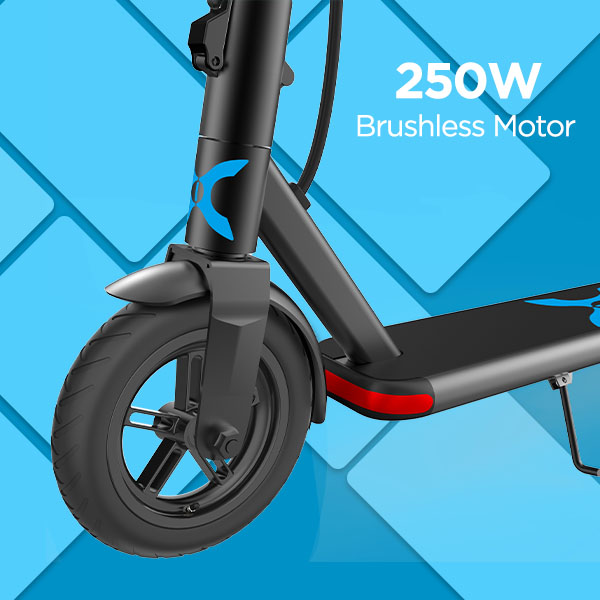 Hover-1 Dynamo Electric Scooter, LCD Display, Air-Filled Tires, 16 MPH Max Speed, Black, UL 2272 Certified - image 4 of 8