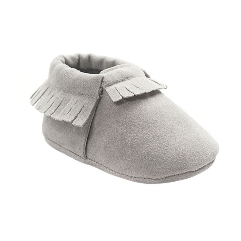 baby boy white moccasins
