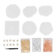 thumbnail image 2 of Moldes de silicona, molde para posavasos, moldes de resina reutilizables lavables, kit de silicona, paquete de resina de fundición, experiencia incomparable, 2 of 9