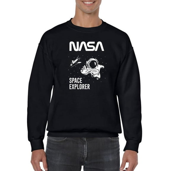 NASA Nasa Space Explorer Sweatshirt Men -NASA Designs, Male Small