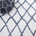 thumbnail image 6 of SAFAVIEH Augustine Ramona Trellis Area Rug, Ivory/Navy, 4' x 6', 6 of 11