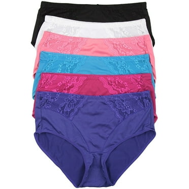 ToBeInStyle Women's Pack of 6 High Waisted Briefs