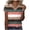 Pink, variant on Striped Tshirt for Women Casual V Neck T-shirt Pullover Short Sleeve Tunic Tops Loose Fit Shirt Hot Pink Fashion