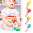 thumbnail image 4 of Blue Wooden Rattle Board With Handle For Music Education And Classroom Use With Fun Design, 4 of 4