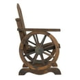 thumbnail image 5 of Outdoor Leisure Products 39" Farmhouse Wood Adirondack Chair in Mocha Brown, 5 of 9