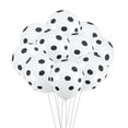 thumbnail image 1 of KAKOWELY 100 globos de látex de 30 cm para fiesta de fútbol, para decoración, 3 g (patrón de fútbol), 1 of 4